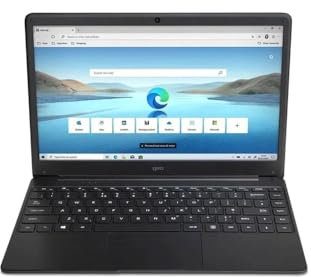 Geo Computers , Black Infinity GeoBook 340 Windows 10 Professional Laptop 14-inch FHD Intel Core i3 8GB RAM 256GB SSD Fingerprint Reader Kensington Lock Slot