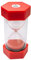 TeacherFav Sablier pour enfants – 1 minute rouge – 16 cm – Horloge recouverte d'acrylique pour salle de classe, maison et chambre d'enfant – Grand paquet unique
