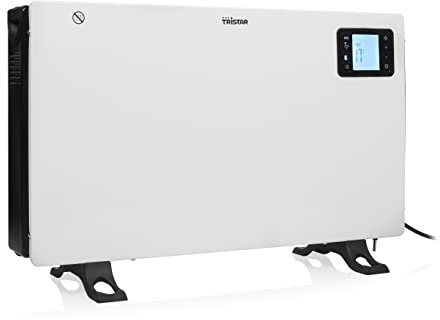 Tristar KA-5819 Vernetzbarer elektrischer Konvektor - Smart - Kostenlose App, digitales Display und Fernbedienung - 3 Wärmeeinstellungen - Frostschutzmodus - 2.000 W Weiß