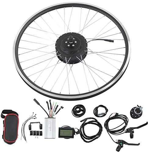 Fahrrad-Motorrad-Kit, 36 V 500 W Fahrrad-Motorrad-Kit Modifiziertes Bürstenloses Zahnmotor-Kit mit LCD3-Panel-Konfiguration(27.5in) Elektrische Fahrräder