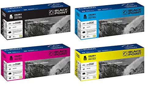 BLACK POINT 4 Pack Toner (MIT CHIP) für HP 207A 207X W2210A W2211A W2212A W2213A für HP Color Laserjet Pro MFP M283fdw M282nw Color Laserjet Pro MFP M255dw M255nw Laserjet Pro M283fdn M255 M282 M283