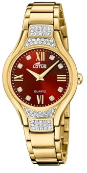 LOTUS Montre pour Femme 18911/5 Bliss Boîtier en Acier Inoxydable Doré Bracelet en Acier Inoxydable Doré