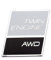 3D Auto Metall Alu Logo 3D Aufkleber R Design Emblem Abzeichen Badge für Volvo S40 S60 S80 V40 V50 V60 S90 C30 XC40 XC60 XC70 XC90 (Twin Engine AWD)