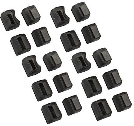 Chair Leg Cover, Chair Leg Protector Scratch Resistant 20pcs Silicone Rectangular for Furniture (S)