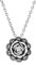 Esse Marcasite Sterling Silver Victorian English Rose Marcasite Necklace