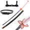 Hashiman – Demon Katana Demon – Manga Schwert + Schwerthalter Holz + Gürtel – Samurai Catana Cosplay Anime - Holzschwert Kinder Erwachsene – Ninja Deko Kostüm Säbels (Kocho Shinobu)