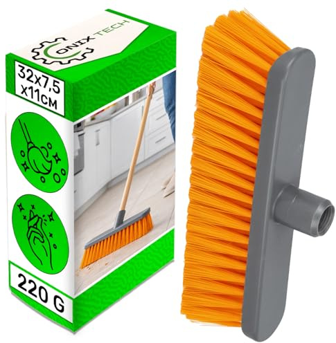 Scopa Casa Cassica 32x7,5x11 cm 220g Scopa da Esterno Arancione - ONIX TECH
