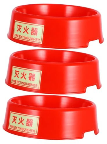 GLEAVI 3pezzi Supporto Per Estintori Notturno Base Antincendio Con Design Riflettente Stabilità e Facile Installazione Per Estintori Da Sicurezza Aumentata Ambienti Buoi