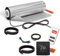 EH Expert AluPROFI -150 W/m²- 10 m² -Heizmatten-Set für schwimmende Bodenbeläge –Elektrische Fußbodenheizung für Vinyl, Laminat, Parkett– mit WLAN-Touchthermostat und Installationsmaterial (Schwarz)
