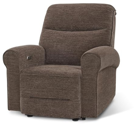 MCombo Wall Hugger Electric Recliner Chair,Oversize, 61cm Wide Seat PR630 | 3.5CM Wall Clearance, Oversize Recliner Armchair,FSC Certisfied, Pet Friendly, USB&Type C, 145° Reclining