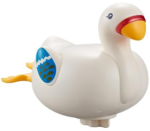 KONTONTY Mechanisches Badespielzeug Schwan Kinder Schwimmspielzeug Kleinkind Bad Dusche Spielzeug