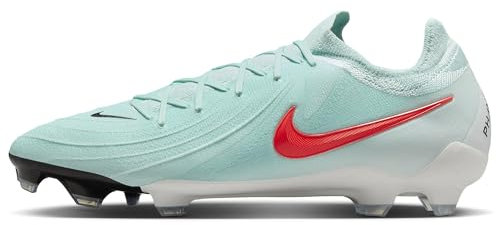 Nike Herren Phantom GX 2 Pro FG Low-Top-Fußballschuh, Mint/Atomic Red-Off Noir, 35 EU