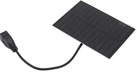 Paneles Solares Mini Carga de Silicio USB de Tamaño Pequeño 5V con Enchufe Monocristalino Silicio Monocristalino para Enchufe USB Enchufe de Salida de 5V Panel Fotovoltaico en