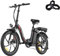 Fafrees F20+ 20 Zoll Faltrad E-Bike Fatbike (2025) - 36V 20AH Akku, 250W Motor, 140kg Traglast, 25km/h, E-MTB 20° - Unisex Elektrofahrrad für Damen & Herren (Fahrradschloss, Schwarz)