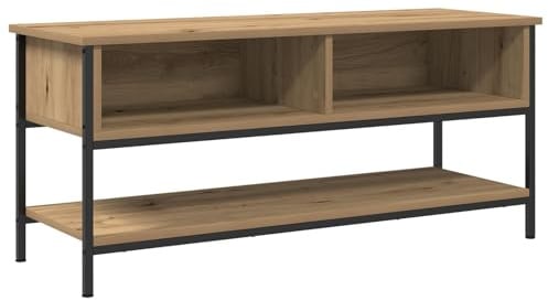 vidaXL TV-Schrankset 100 x 35 x 45 cm Artisan-Eiche Holzwerkstoff | Sieht cool aus mit klaren Linien, Stabil aus Holzwerkstoff und Metall, Viele Fächer, um alles ordentlich zu verstauen