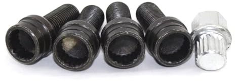 TONMHXA Radmuttern Kompatibel Mit VW Für Golf 4 1998 1999 2000 2001 2002 2003 2004 2005 1 Satz Radsicherungsschrauben Schrauben Muttern Modifiziertes Teil OEM: 1K0698137A
