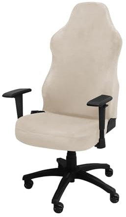 JinZao Funda Silla Gaming Nórdica Moderna, Funda para Silla Gamer Elástica con reposabrazos, Funda Silla Oficina de Terciopelo sólido, Suave, Transpirable y Lavable(E)