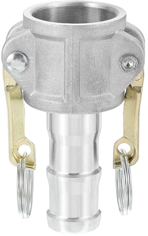 PATIKIL Aluminiumlegierung Schlauchverbinder C25-1, Camlock Fittings(Typ C-Schlauchanschlussklemme) Mit ölbeständiger Dichtung