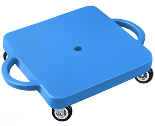 Kinder Rollbrett Balance Board Für Kinder, Scooter Board mit Haltegriffen und Umlenkrollen, Kindersport zur Förderung von Balance, Motorik & Koordination, Balance Spiel Kindersport ab 3 Jahren