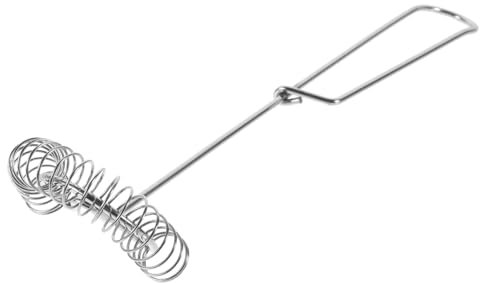 Mikikit Batidor De Huevos Manual Batidor De Varillas Inoxidable Espumador De Leche