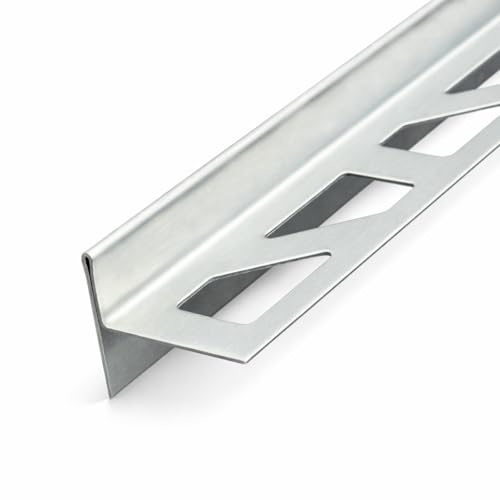 Dederer Systems - Gefälleprofil Dusch-, Keil-Profil 11 mm, Gebürstet, V2A Edelstahl (Links, 120 cm)