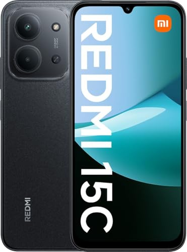 XIAOMI Redmi 15C 4G, 4 GB, 128 GB, Schwarz, (Midnight Gray) Dual-SIM