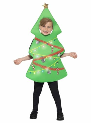PINTUTU Costume per Albero di Natale per Bambino Costume da Albero per Adulti Natale Vestito per Albero di Natale Costume da Albero di Natale Bambino Costume da Babbo Natale per Adulti
