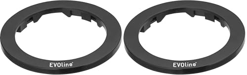 EVOline 159909280100 One Abdeckring schwarz (Packung mit 2)