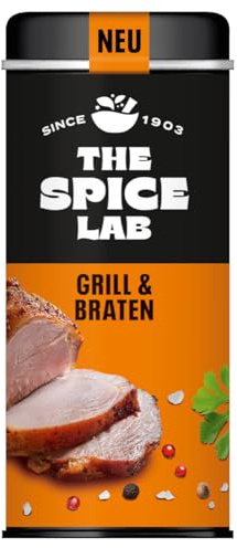 The Spice Lab Grill & Braten Gewürzsalz – Würzsalz für Grill, Steak, Fleisch & Braten – Nachfolger des Moguntia Grill & Braten