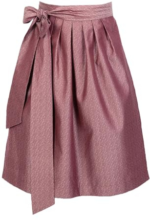 Edelnice Trachtenmode Dirndlschürze Lilly Rosa Streublümchen für Midi Dirndl