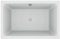 Jacob Delafon Baignoire Bain Douche Capsule compacte et Profonde 140 x 90 cm