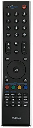vinabty CT-90344 CT90344 Sostituisci telecomando adatto per TOSHIBA LED LCE TV