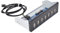 ASHATA 7 Port USB Hub Drive Bay,USB Hub Box Panel for 5.25in Computer Box,7 Port USB2.0 Lossless Data Transmission USB Hub Drive Panel For Scanne/Typewriter/Ddigital Camera/Speaker/Mouse