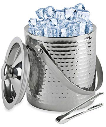 KINGHOFF Wein- & Sektkühler 1.5L Edelstahl Silber