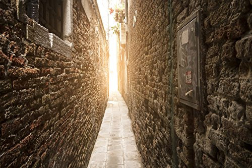 Hochwertige Fototapete - Gasse in Venedig (Vlies-Fototapete (Kleistertapete)) 250 x 166 cm
