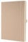 Sigel CO640 Notizbuch A4 kariert beige, Hardcover, 194 nummerierte Seiten, nachhaltiges Papier, mit Inhaltsverzeichnis, Stiftschlaufe, Falttasche, Gummibandverschluss, Conceptum