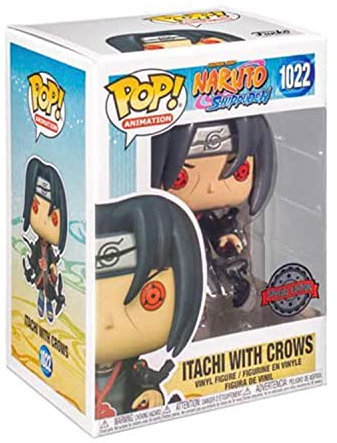 POP! Funko Animation: Naruto Puden – Itachi mit Raben (exklusiv) Vinyl