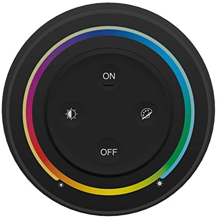 LIGHTEU®, telecomando Miboxer 2,4 GHz Rainbow compatibile con lampade e controller Miboxer serie RGBCCT, S1-B