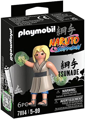 PLAYMOBIL Naruto Shippuden 71114 Tsunade con Due Sfere Chakra, per Grandi e Piccoli Appassionati di Manga, 6 Pezzi,dai 5 Anni in su