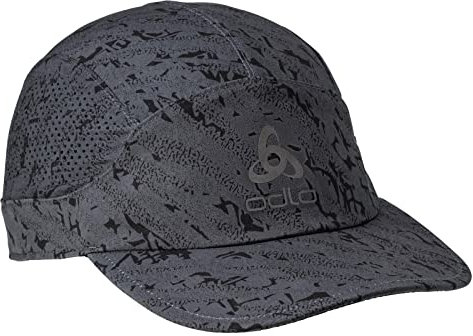 Odlo Unisex Cap Saikai Print Kappe, Odlo Graphite Grey, S EU