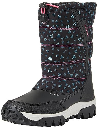 Geox J Himalaya Girl B AB, Caviglia Barca, Black Watersea, 35 EU