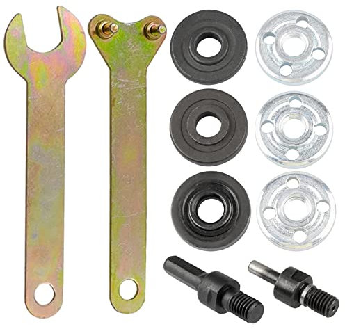 Bestgle 10pcs 6mm & 10mm Electric Drill to Angle Grinder Conversion Connecting Rod Converter Kit Replacement Accessries for Angle Grinder Tightening Tool