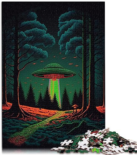 UFO Art 1000 teiliges Puzzle für Erwachsene und Kinder Puzzle für KinderPuzzles aus Pappe für Geschenke für Erwachsene Puzzles für Geschenke für Erwachsene /26 * 38cm.