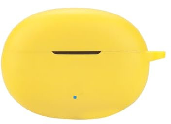 FTRONGRT Bluetooth Earphone Case Cover for Honor Wingcloud X5s Pro, Shockproof Silicone Bluetooth Earphone Case Compatible Honor Wingcloud X5s Pro Bluetooth Earphone.Yellow
