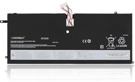 LUSONBAY 45N1070 45N1071 - Batteria per laptop Lenovo ThinkPad X1 Carbon Gen 1, X1 Carbon Ultrabook 1st Gen 2012/2013 i5-3317U i5-3337U i5-3427U i7-3667U Type 34xx 3443/34444437U /34466