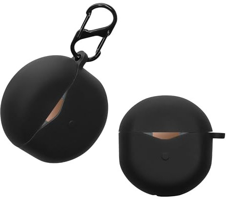 kwmobile Hülle kompatibel mit SoundPeats Air 4 Hülle - Kopfhörer Case - TPU Silikon Cover - Schutzhülle in Schwarz