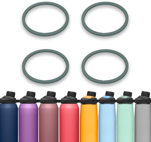 BOSORIO 3 Sets Gaskets Compatible with Camelbak Chute Mag Water Bottle 20oz 25oz 32oz 50oz (4)