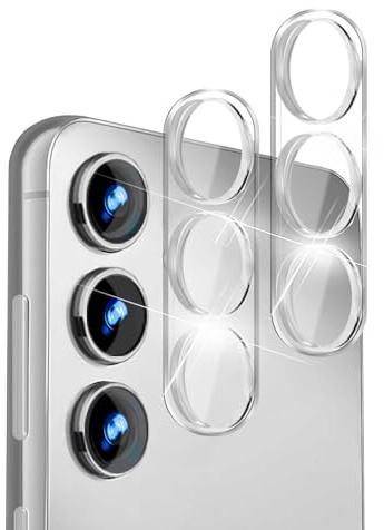NALIA 2x Kamera-Schutzglas für Samsung Galaxy S24 Plus Glas, Durchsichtig
