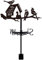 SUPERDANT Wetterhahn Vogelhaus Wetterfahne Wetterhahn Metall Weather Vane Outdoor Wetterfahnen Windrichtungsanzeiger Eisen Wetterfahnen Für Bauernhaus Garten Außenbereich Hof Dach