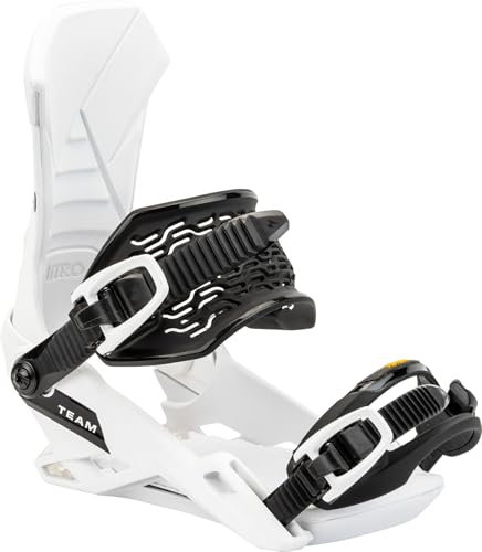 Nitro Snowboards Herren Team Snowboardbindung, White, L